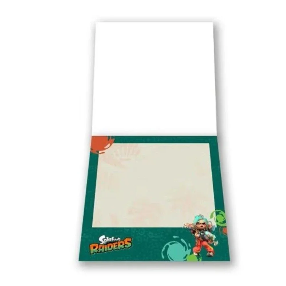 Splatoon Raiders Memo Pad Nintendo Promotional Reward Brand New [FL]